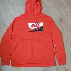 Red orange nike sweater